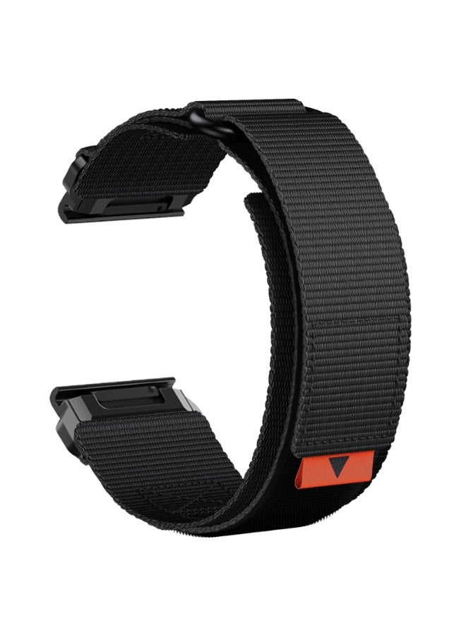 Rugged Nylon Quick Fit 22mm Watch Bands for Garmin Fenix 7 / Fenix 6 / Fenix 5 / EPIX Pro 47mm, Adjustable Weave Ballistic Nylon Webbing Wrist Band for Forerunner 955/965, MARQ - Image 1